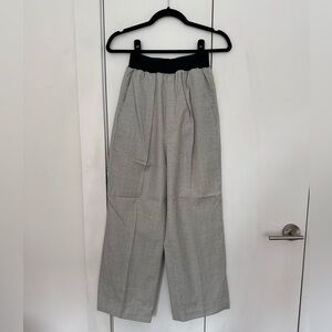 MARIA MCMANUS Grey virgin wool Trousers with Elasticated waistband
